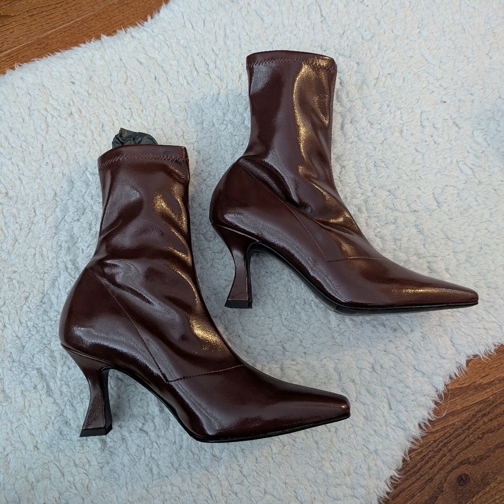 NOMIA Athena Ankle Boot in Prune 37 New In Box - Picture 9 of 16